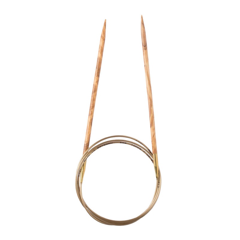 Addi Olive Wood 3.5mm 80cm Circular Knitting Needles – 575-7