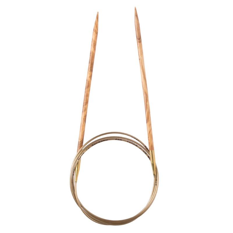 Addi Olive Wood 4mm 60cm Circular Knitting Needles – 575-7