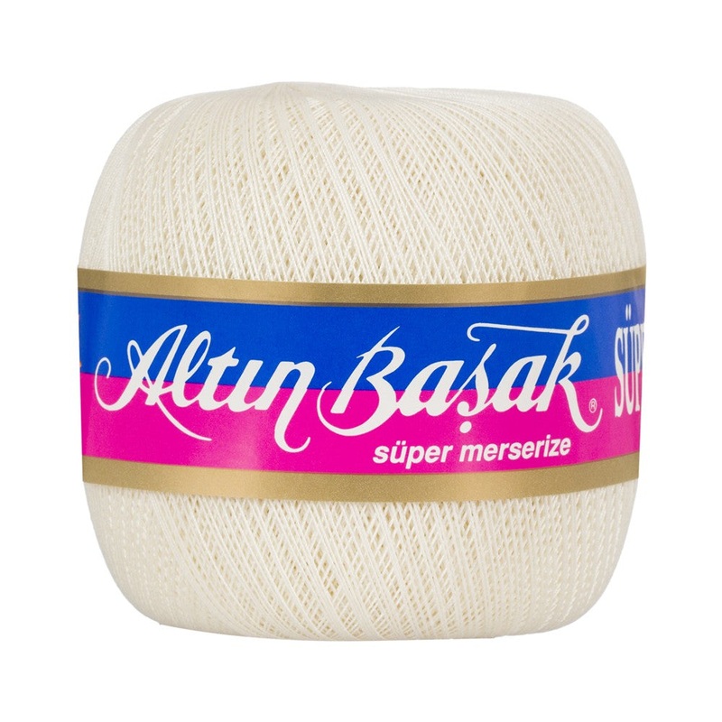 Altinbasak 100Gr Super Lace Thread Ball  50 No – Cream
