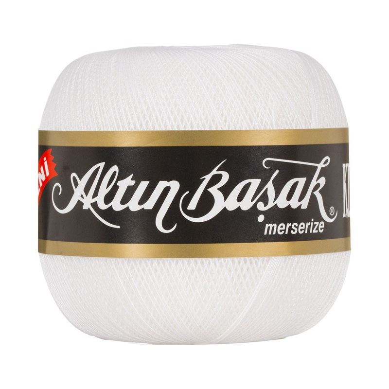 Altnbaak 100Gr Classic Lace Thread Ball  50 No – White