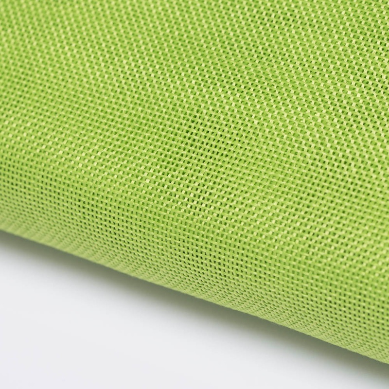 La Mia 100 cm x 1 m Jute Fabric, Apple Green – J34
