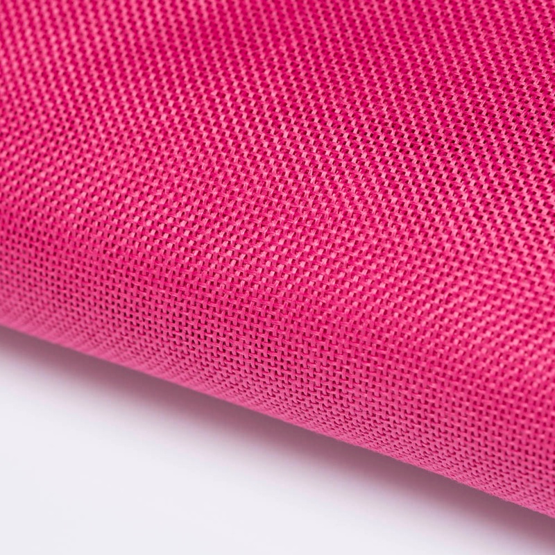 La Mia 50 cm x 1 m Jute Fabric, Fuchsia – J27