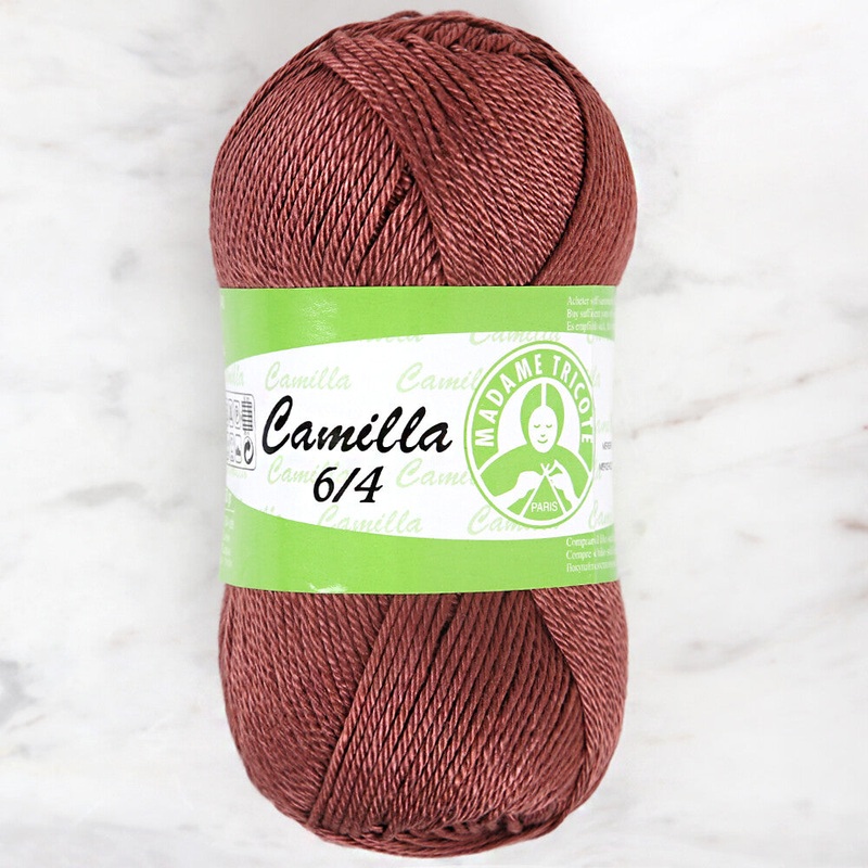 Madame Tricote Paris Camilla 50gr Knitting Yarn, Brown – 5177