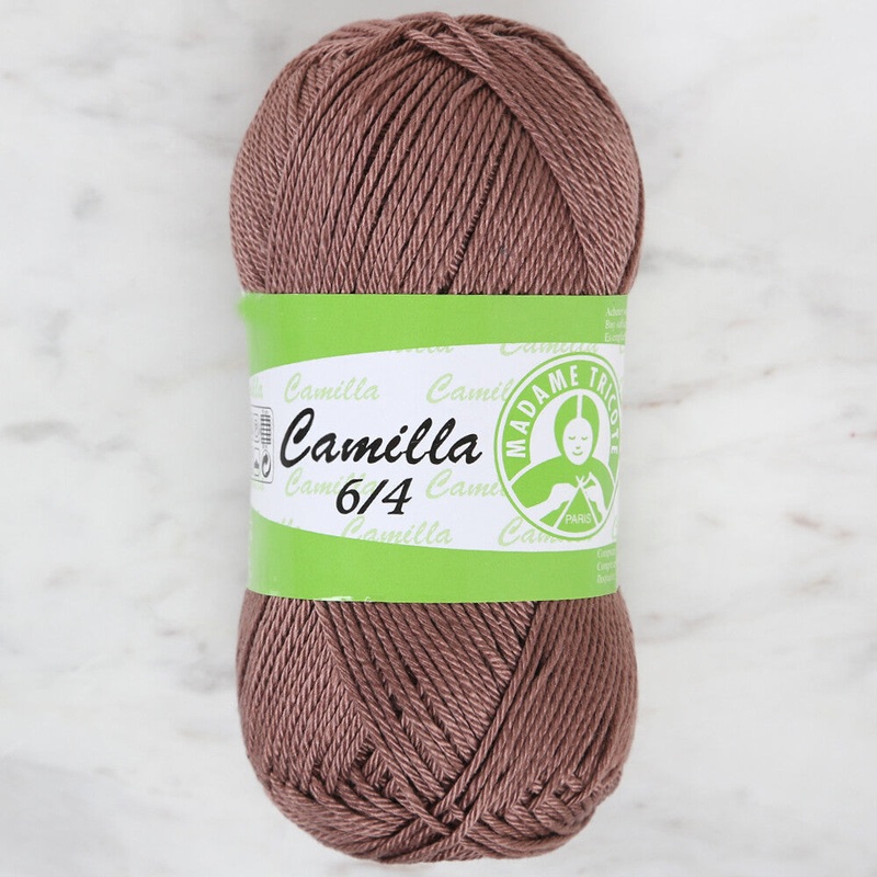 Madame Tricote Paris Camilla 50gr Knitting Yarn, Brown – 5322