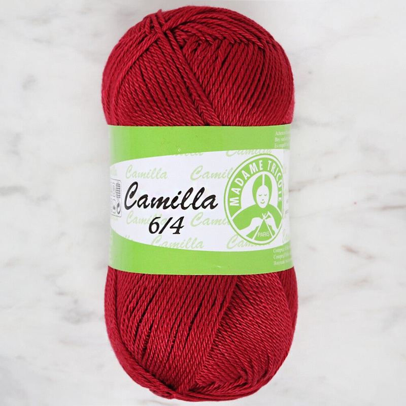 Madame Tricote Paris Camilla 50gr Knitting Yarn, Claret – 5522