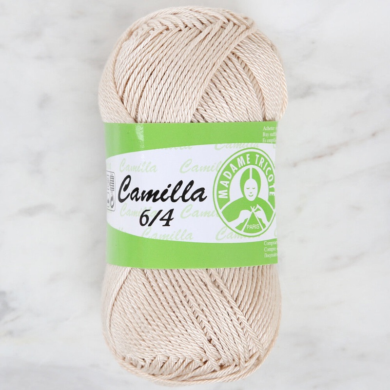 Madame Tricote Paris Camilla 50gr Knitting Yarn, Ecru – 5309