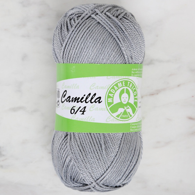 Madame Tricote Paris Camilla 50gr Knitting Yarn, Grey – 5326