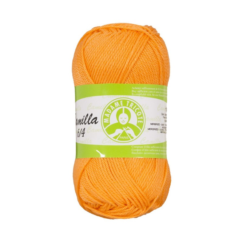 Madame Tricote Paris Camilla 50gr Knitting Yarn, Orange – 4912