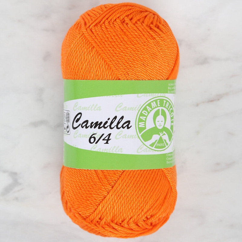 Madame Tricote Paris Camilla 50gr Knitting Yarn, Orange – 5310