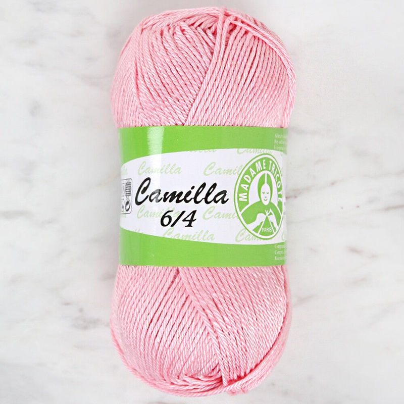 Madame Tricote Paris Camilla 50gr Knitting Yarn, Pinkish White – 6313