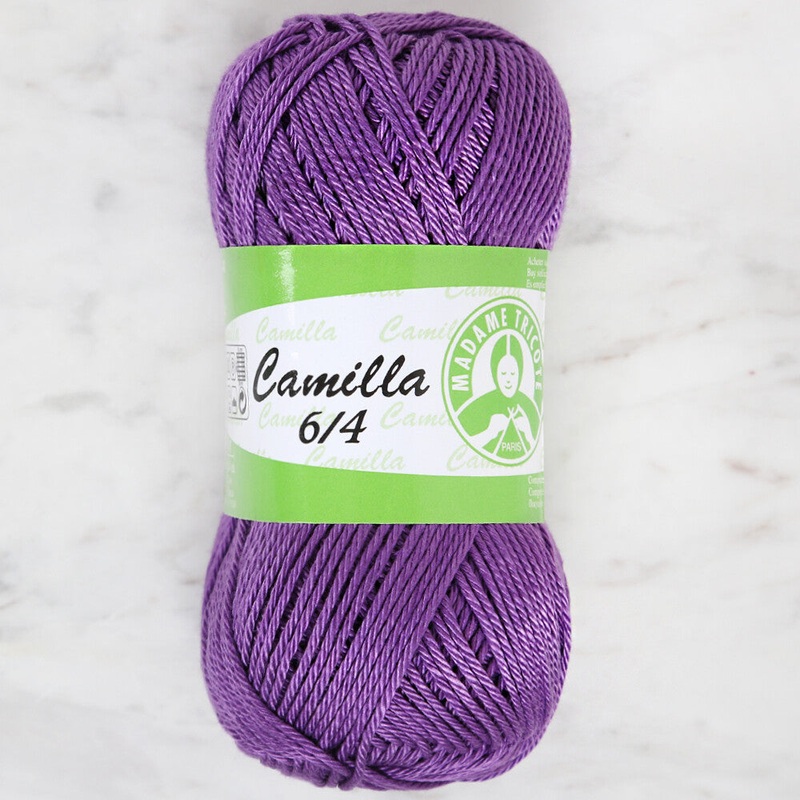 Madame Tricote Paris Camilla 50gr Knitting Yarn, Purple – 5060