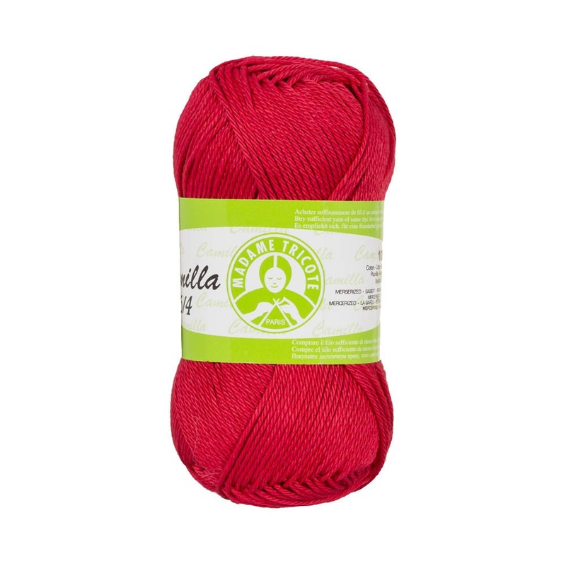 Madame Tricote Paris Camilla 50gr Knitting Yarn, Reddish Orange – 5325