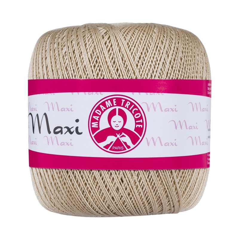 Madame Tricote Paris Maxi Lace Thread, Beige – 4660