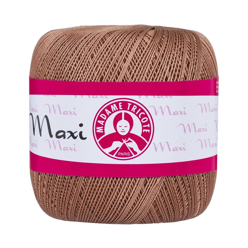 Madame Tricote Paris Maxi Lace Thread, Brown – 4103