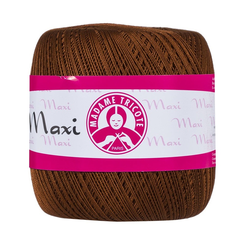 Madame Tricote Paris Maxi Lace Thread, Brown – 5541