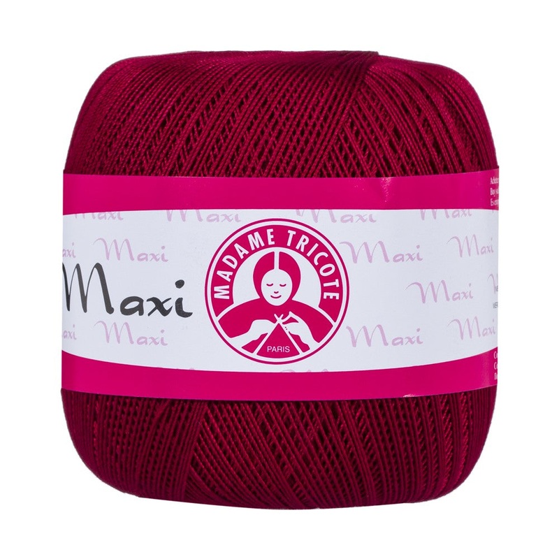 Madame Tricote Paris Maxi Lace Thread, Claret – 5322
