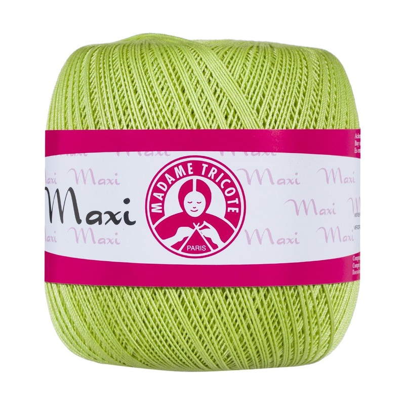 Madame Tricote Paris Maxi Lace Thread, Pastel Green – 5352