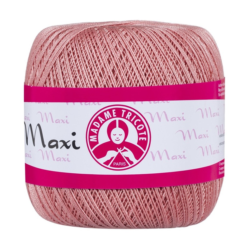 Madame Tricote Paris Maxi Lace Thread, Pink – 4105