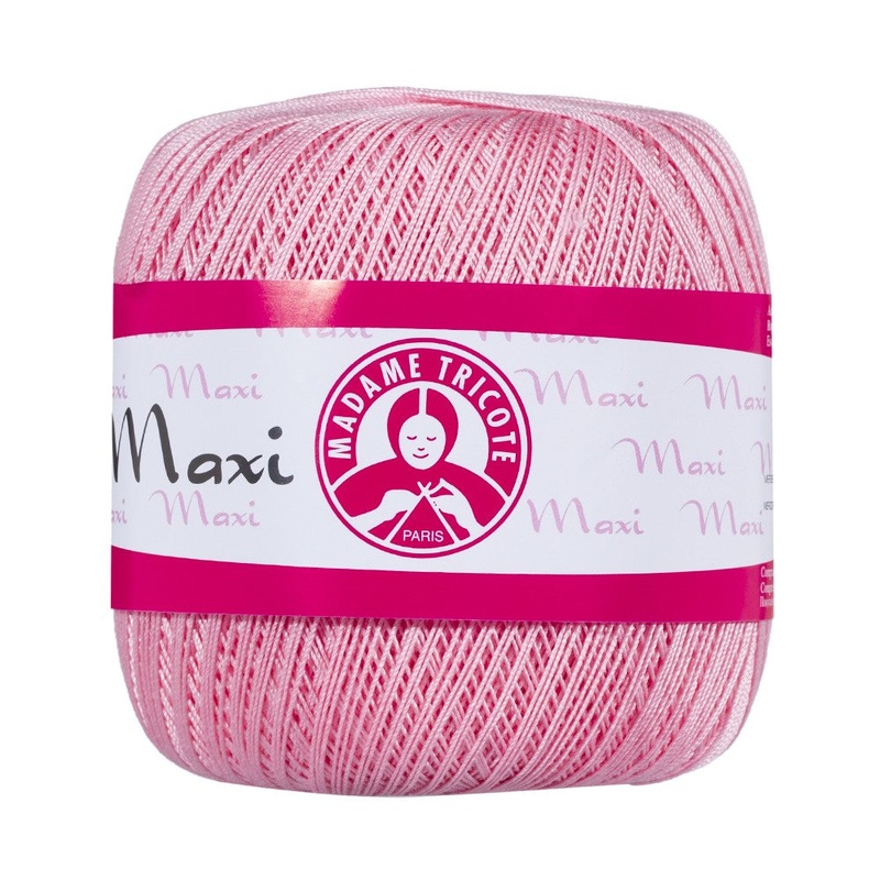 Madame Tricote Paris Maxi Lace Thread, Pinkish White – 6313
