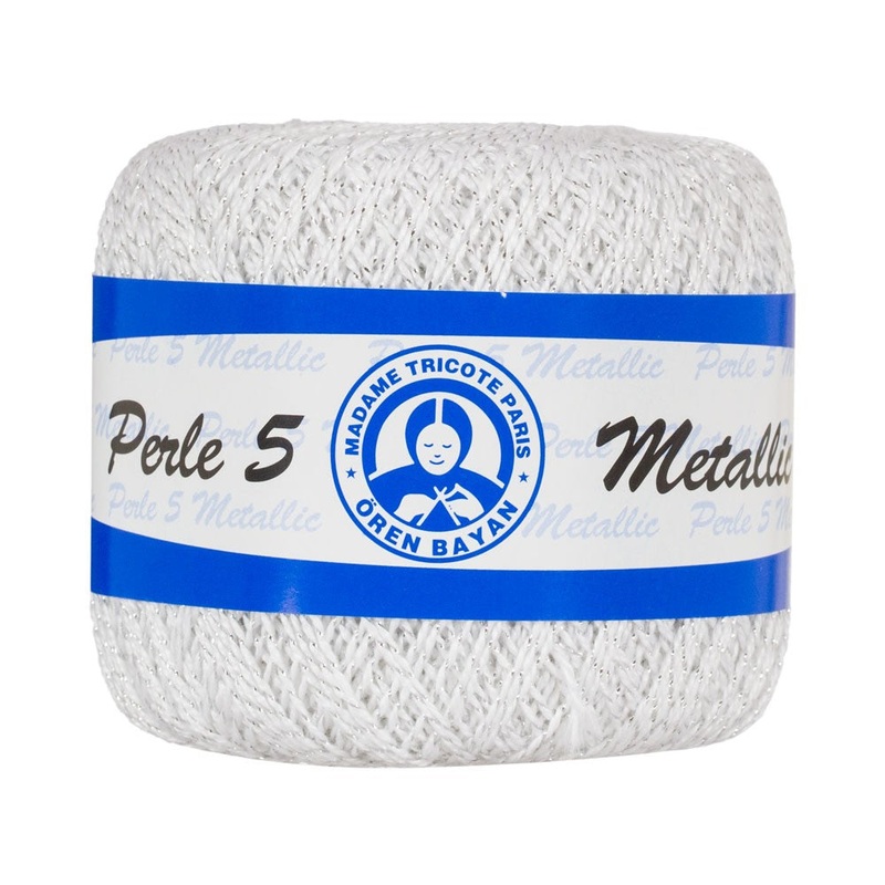 Madame Tricote Paris No: 5 Perle Metalic Lace Thread, Variegated – 0013