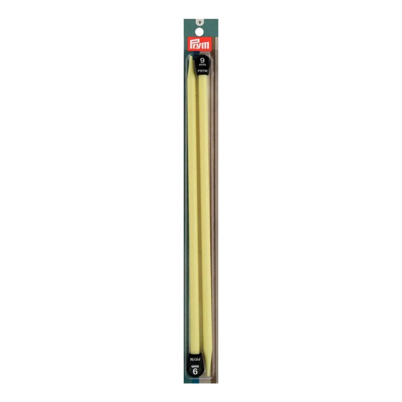 PRYM 9 mm 35 cm Colored Single Pointed Knitting Pins – 218261