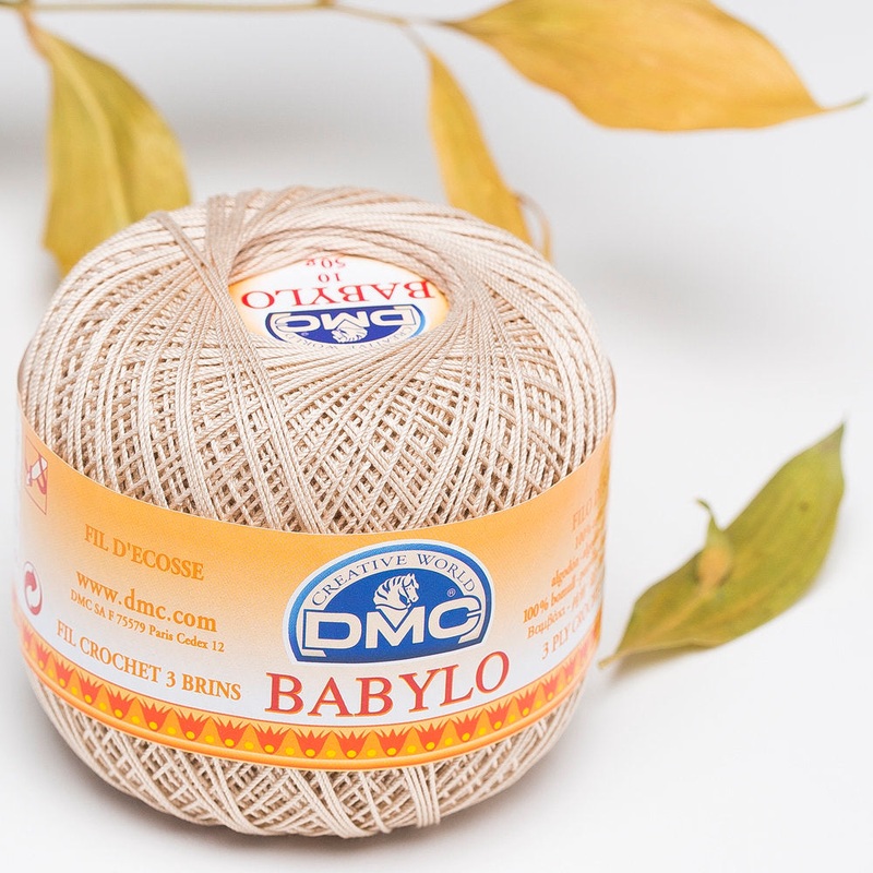 DMC Babylo 50gr Cotton Crochet Thread No:10, Beige – 842