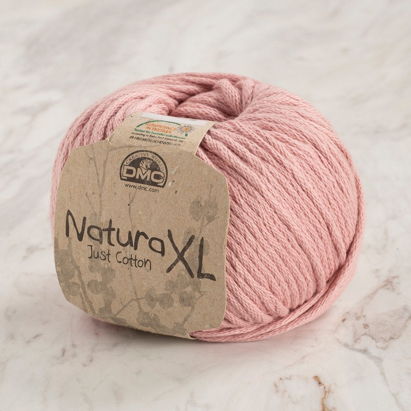 DMC Natura Just Cotton XL Yarn, Powder Pink – 41