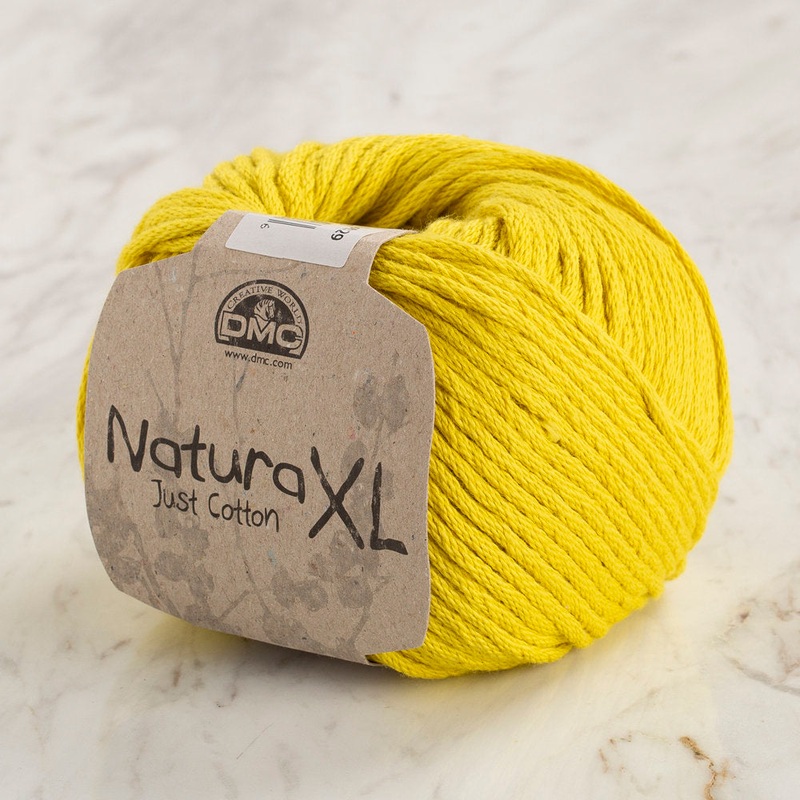 DMC Natura Just Cotton XL Yarn, Yellow – 82