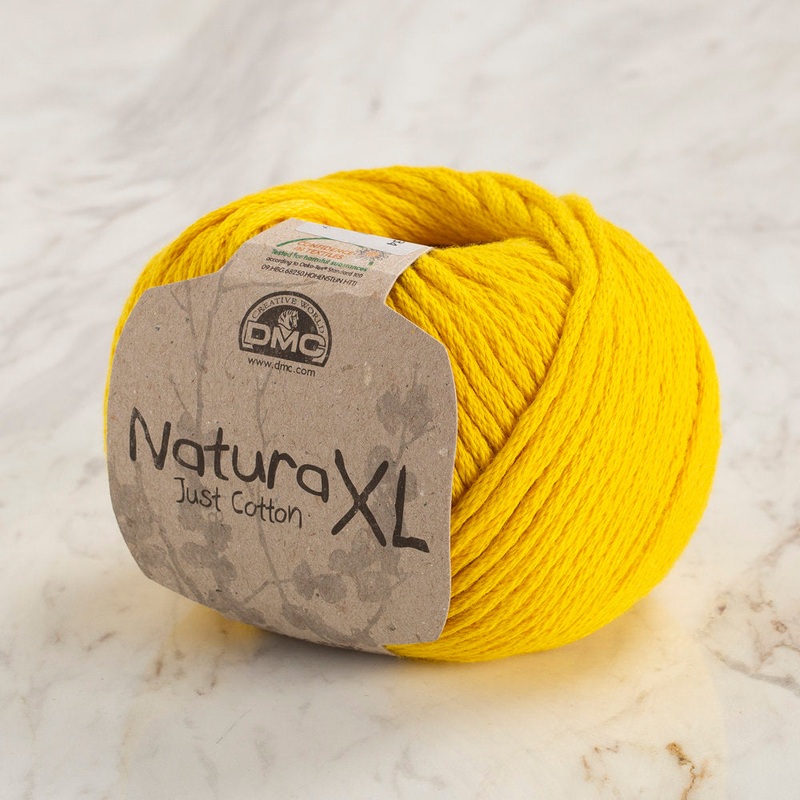 DMC Natura Just Cotton XL Yarn, Yellow – 9