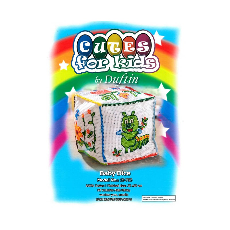 Duftin 15 cm Cube Toy Cross Stitch Kit – 19793