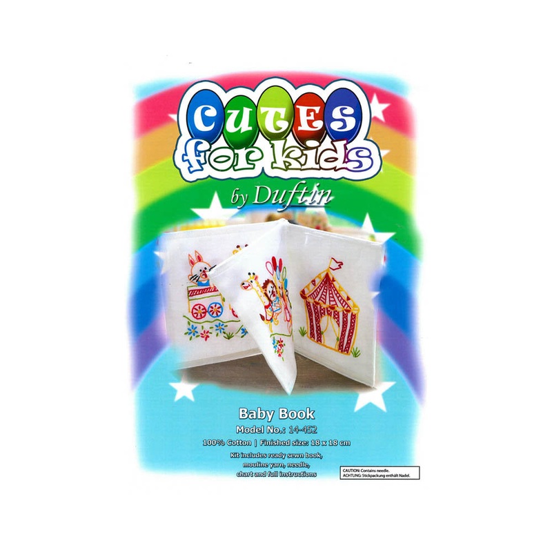 Duftin 18 cm Baby Book Cross Stitch Kit – 14452