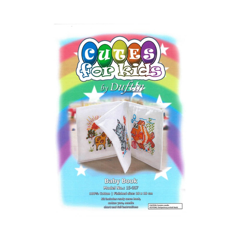 Duftin 18 cm Baby Book Cross Stitch Kit – 15007