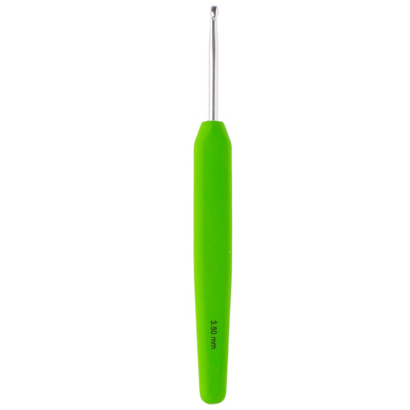 KnitPro Waves 3.5mm Green Soft Handle Crochet Hook – 30907
