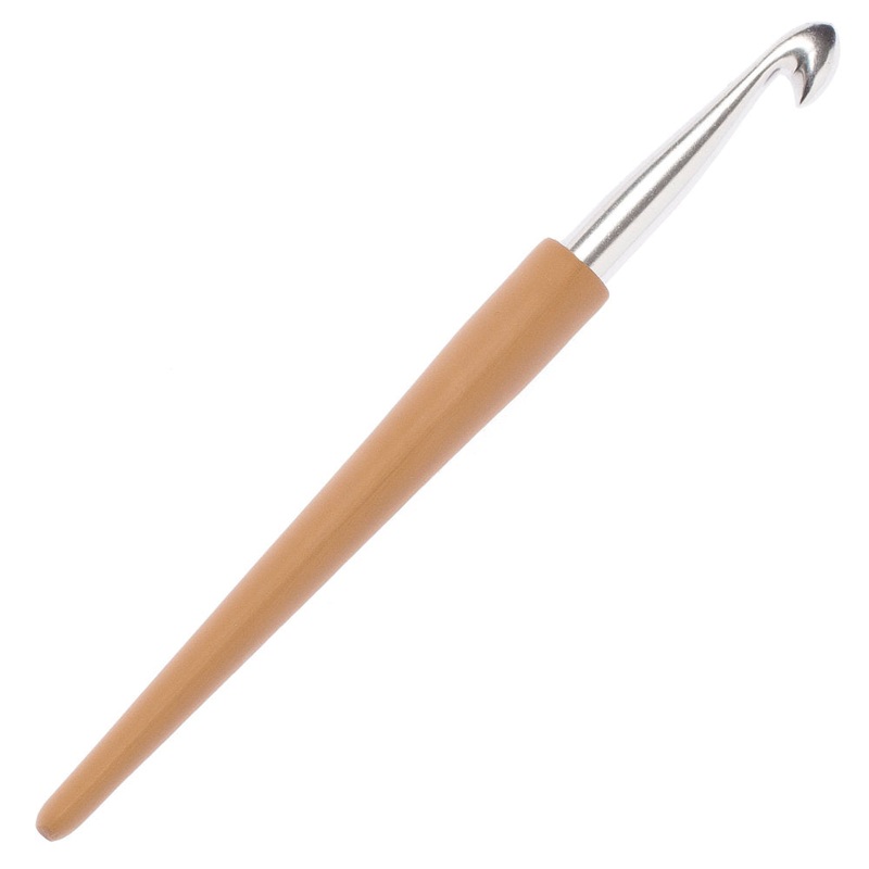 KnitPro Waves 8mm Brown Soft Handle Crochet Hook – 30916