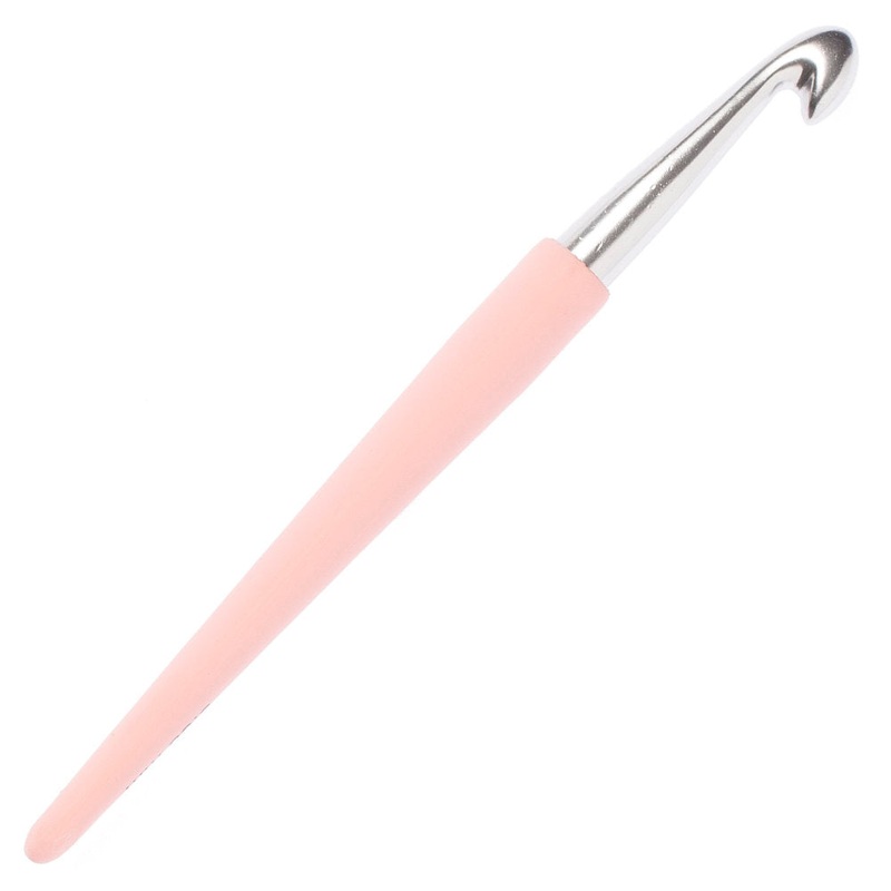 KnitPro Waves 9mm Pink Soft Handle Crochet Hook – 30917