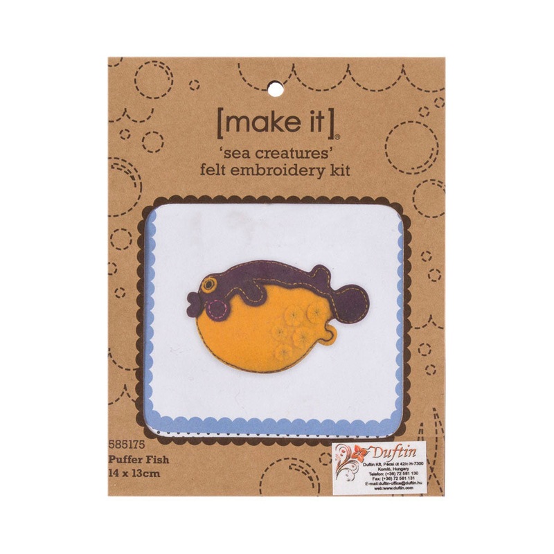 Make it 14×13 cm Felt Kit, Globefish – 585175