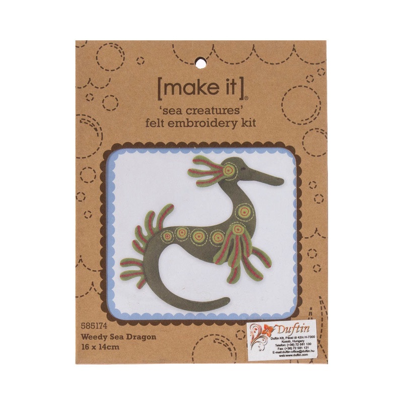 Make it 16×14 cm Felt Kit, Seahorse – 585174