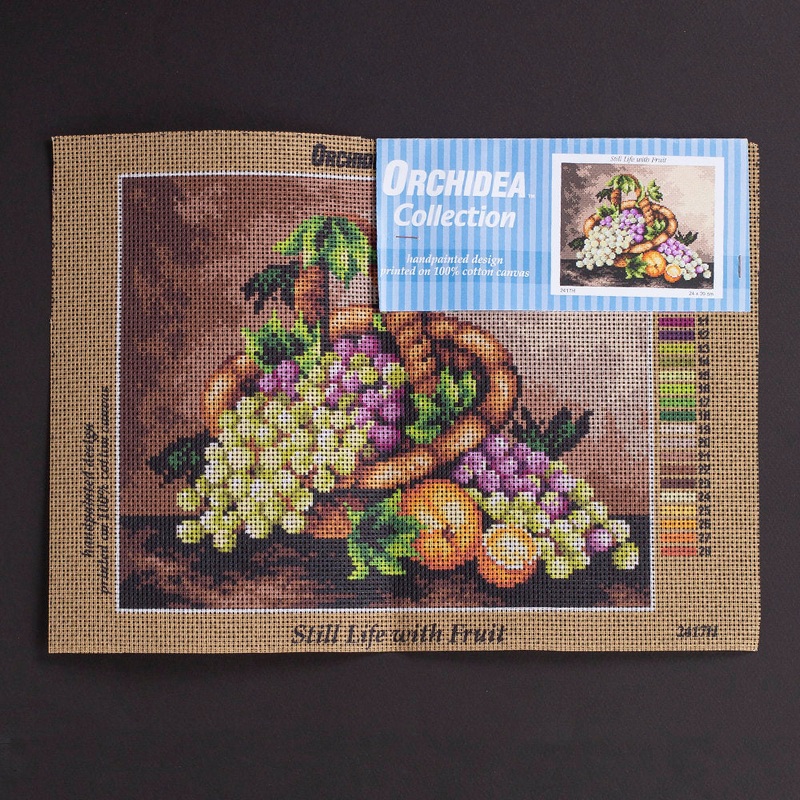 Orchidea 24x30cm Printed Gobelin, Still Life with Fruit – 2417H