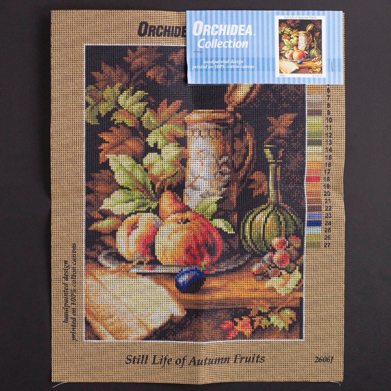 Orchidea 30x40cm Printed Gobelin, Still Life of Autumn Fruits – 2606J