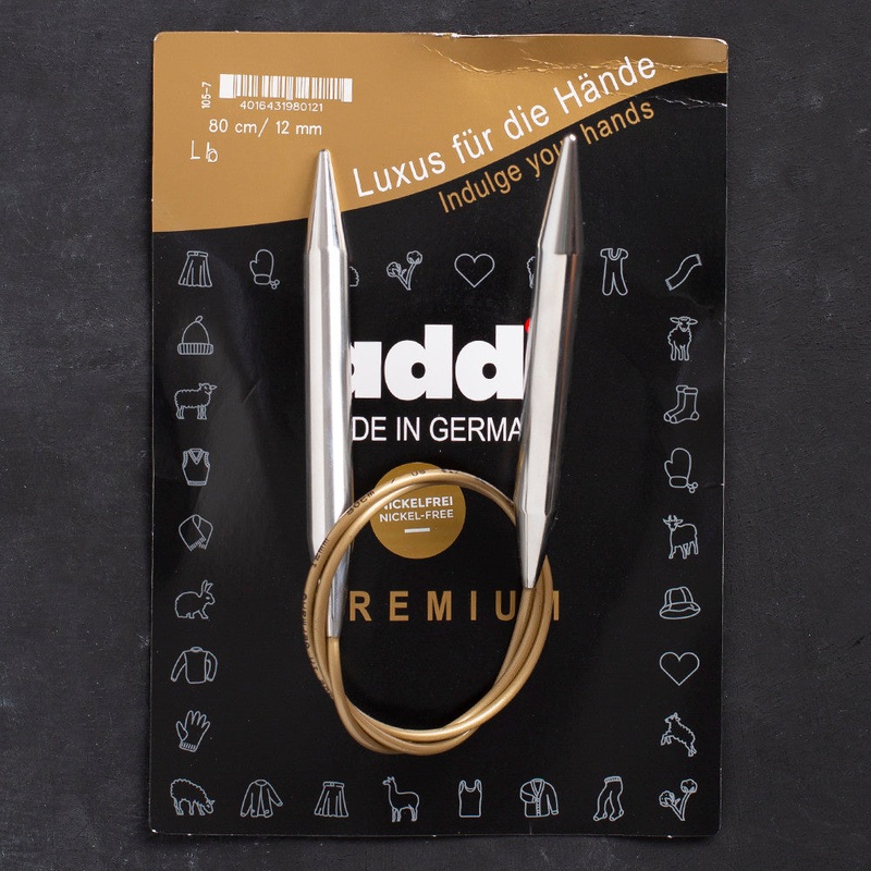 Addi 12mm 80cm Circular Knitting Needles – 105-7