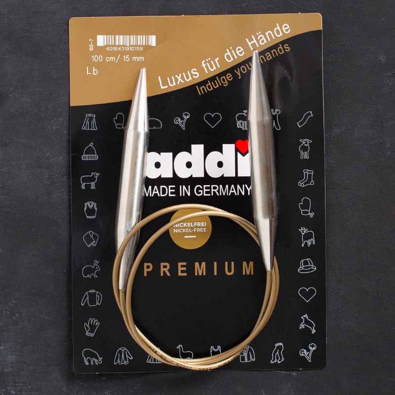 Addi 15mm 100cm Circular Knitting Needles – 105-7