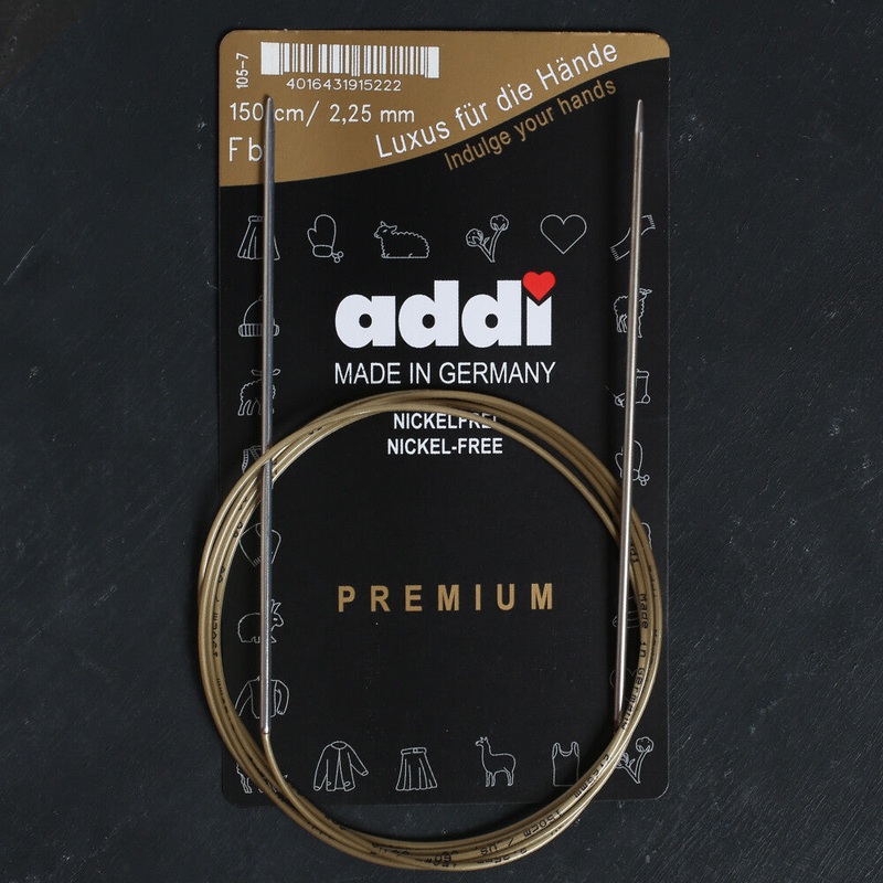 Addi 2.25mm 150cm Circular Knitting Needles – 105-7