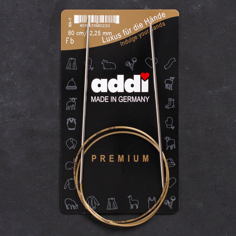 Addi 2.25mm 80cm Circular Knitting Needles – 105-7