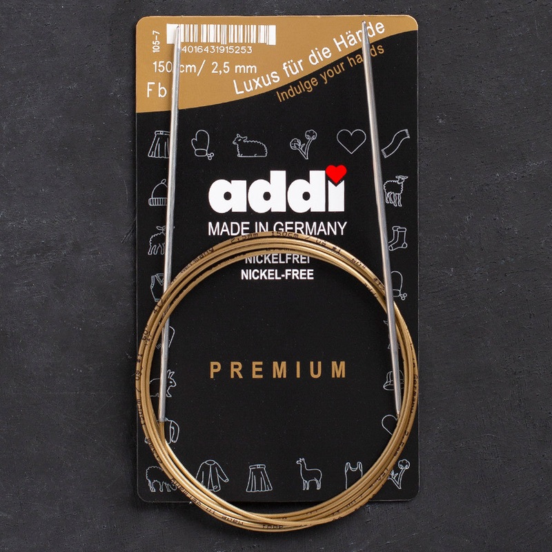 Addi 2.5mm 150cm Circular Knitting Needles – 105-7