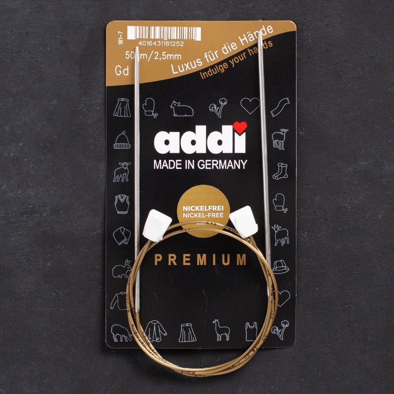 Addi 2.5mm 50cm Flexi-Bel Knitting Needle – 181-7
