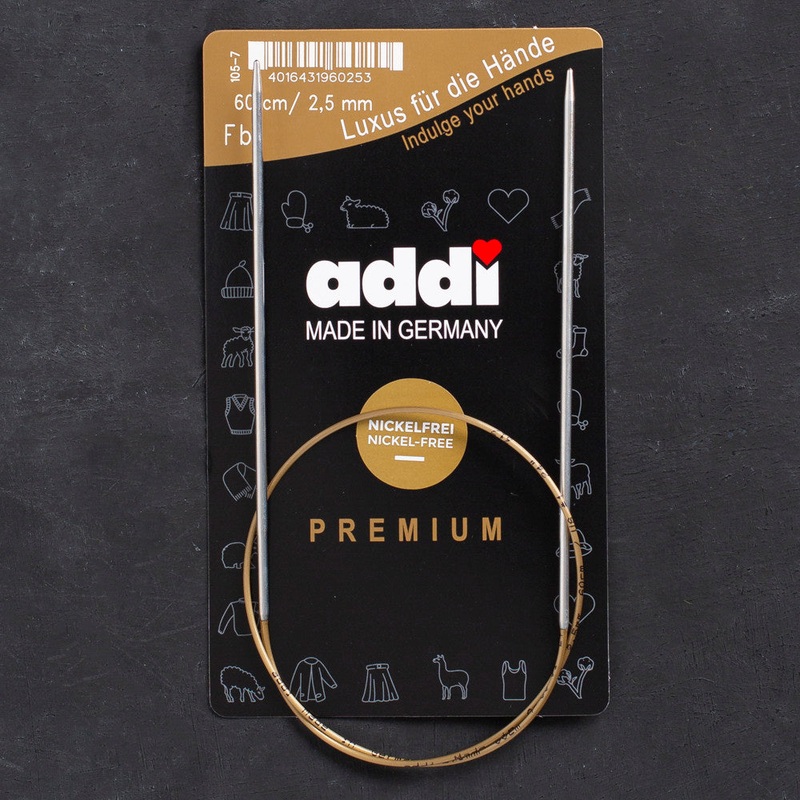 Addi 2.5mm 60cm Circular Knitting Needles – 105-7