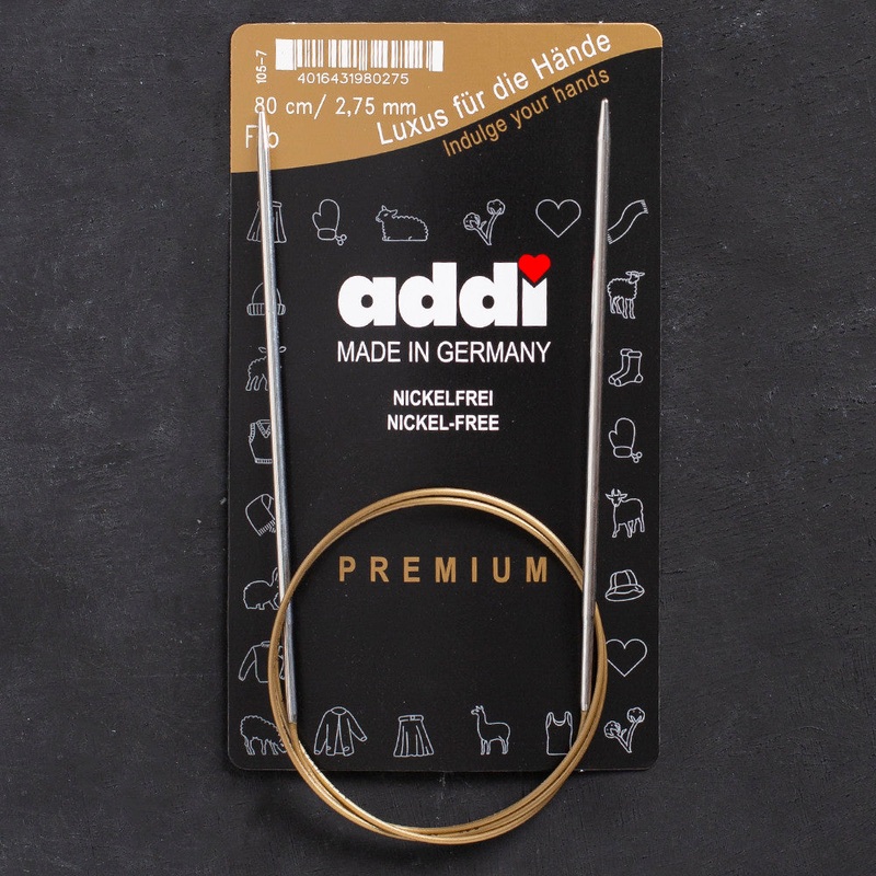 Addi 2.75mm 80cm Circular Knitting Needles – 105-7