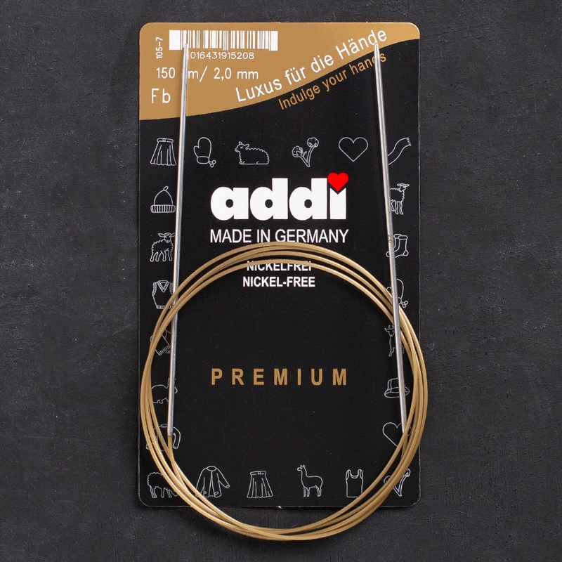 Addi 2mm 150cm Circular Knitting Needles – 105-7