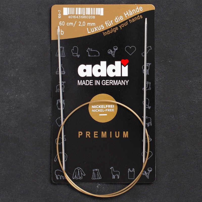 Addi 2mm 60cm Circular Knitting Needles – 105-7