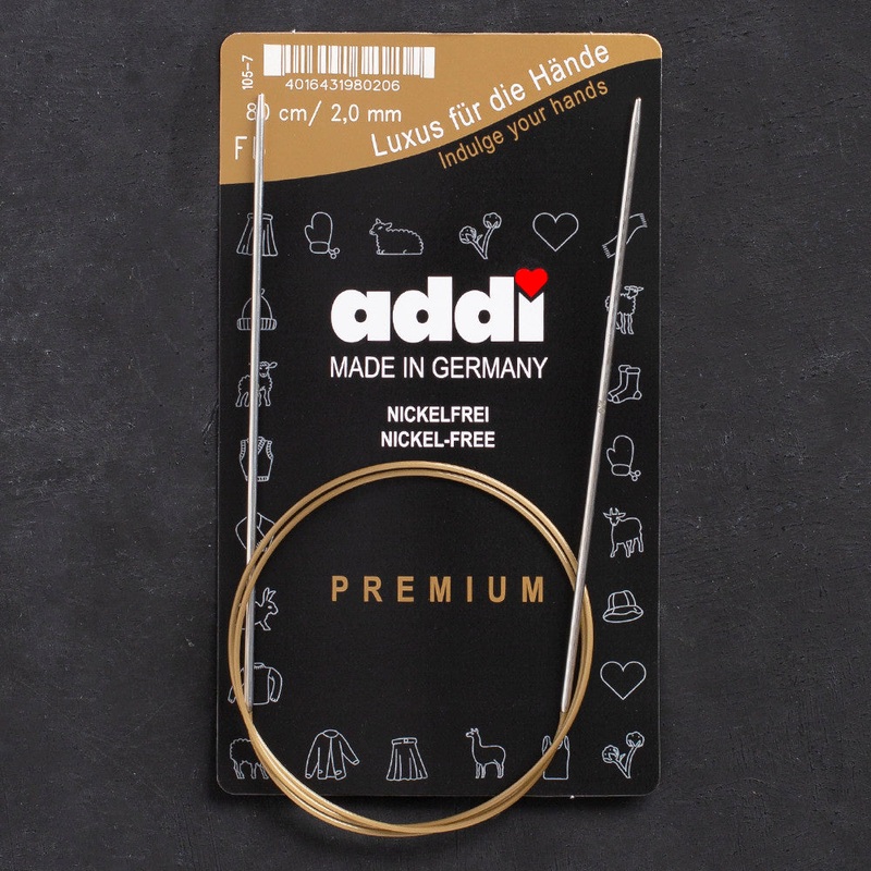 Addi 2mm 80cm Circular Knitting Needles – 105-7